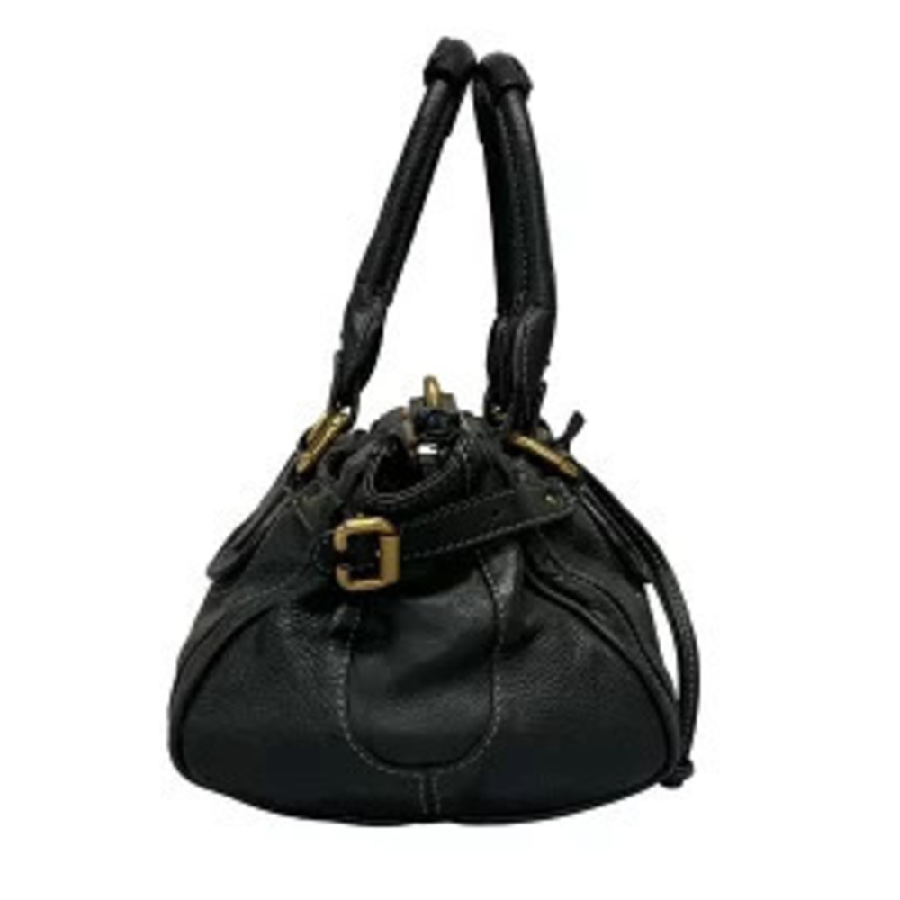 Chloe Paddington Handbag padlock black leather